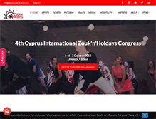 Tablet Screenshot of cypruszoukcongress.com